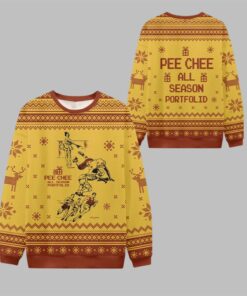 2025 Christmas Pee Chee All Season Portfolid Ugly Sweater 