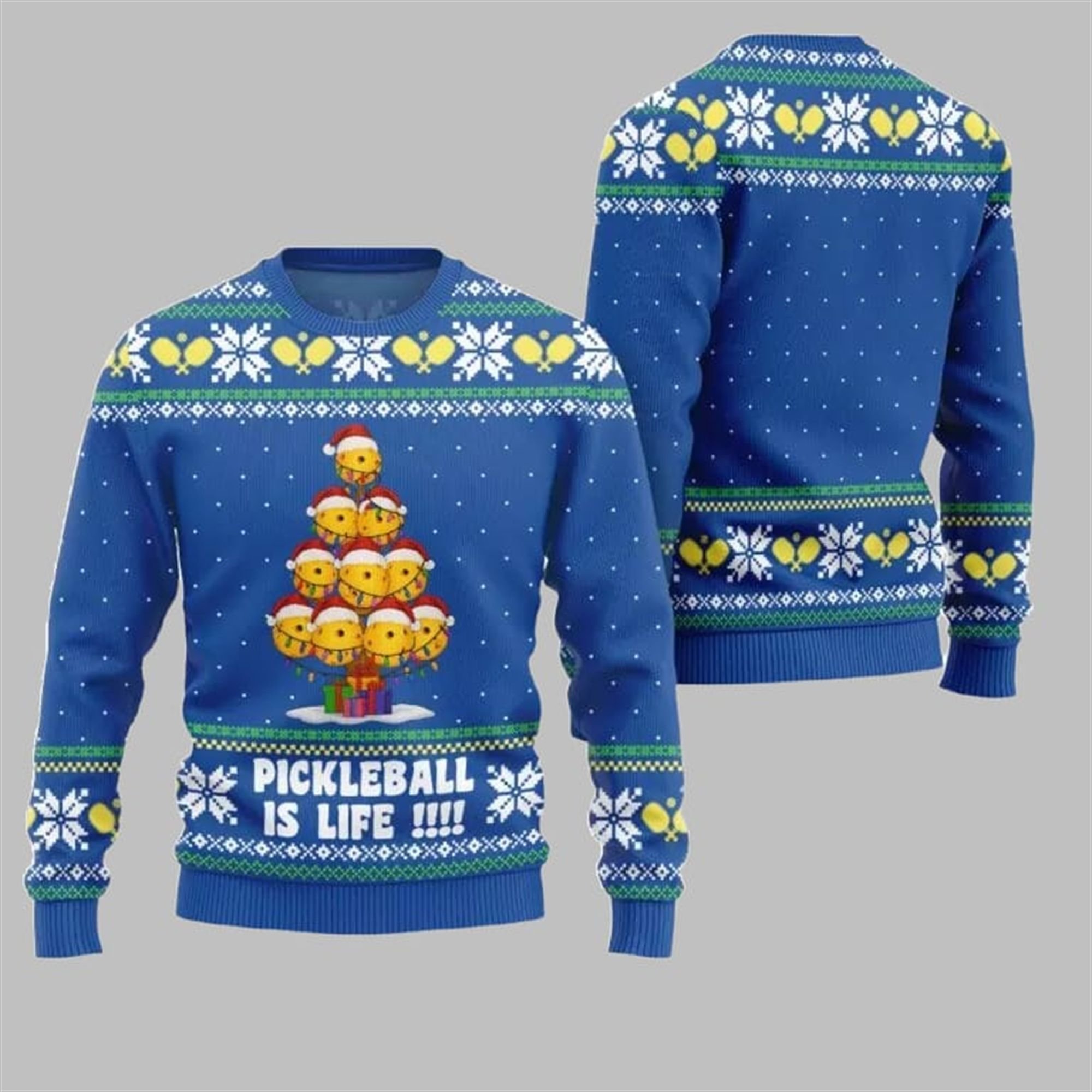 2025 Christmas Pickleball is Life Ugly Sweater - Image 4