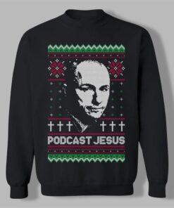 2025 Christmas Podcast Jesus Ugly Sweater 