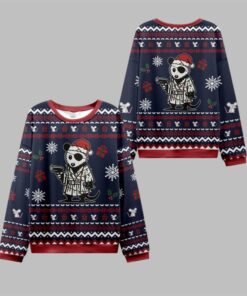 2025 Christmas Possum Samurai Ugly Sweater 