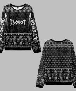 2025 Christmas Punk Faggot Pride Ugly Christmas Sweater 