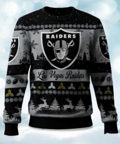 2025 Christmas Raiders Festive Reindeer & Tree Ugly Sweater