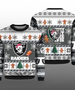 2025 Christmas Raiders They Not Like Us Ugly Sweater 