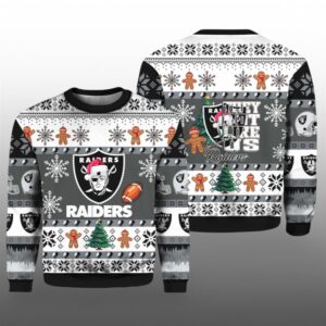 2025 Christmas Raiders They Not Like Us Ugly Sweater - Grishko.com