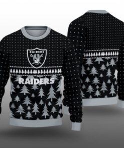 2025 Christmas Raiders Ugly Sweater 