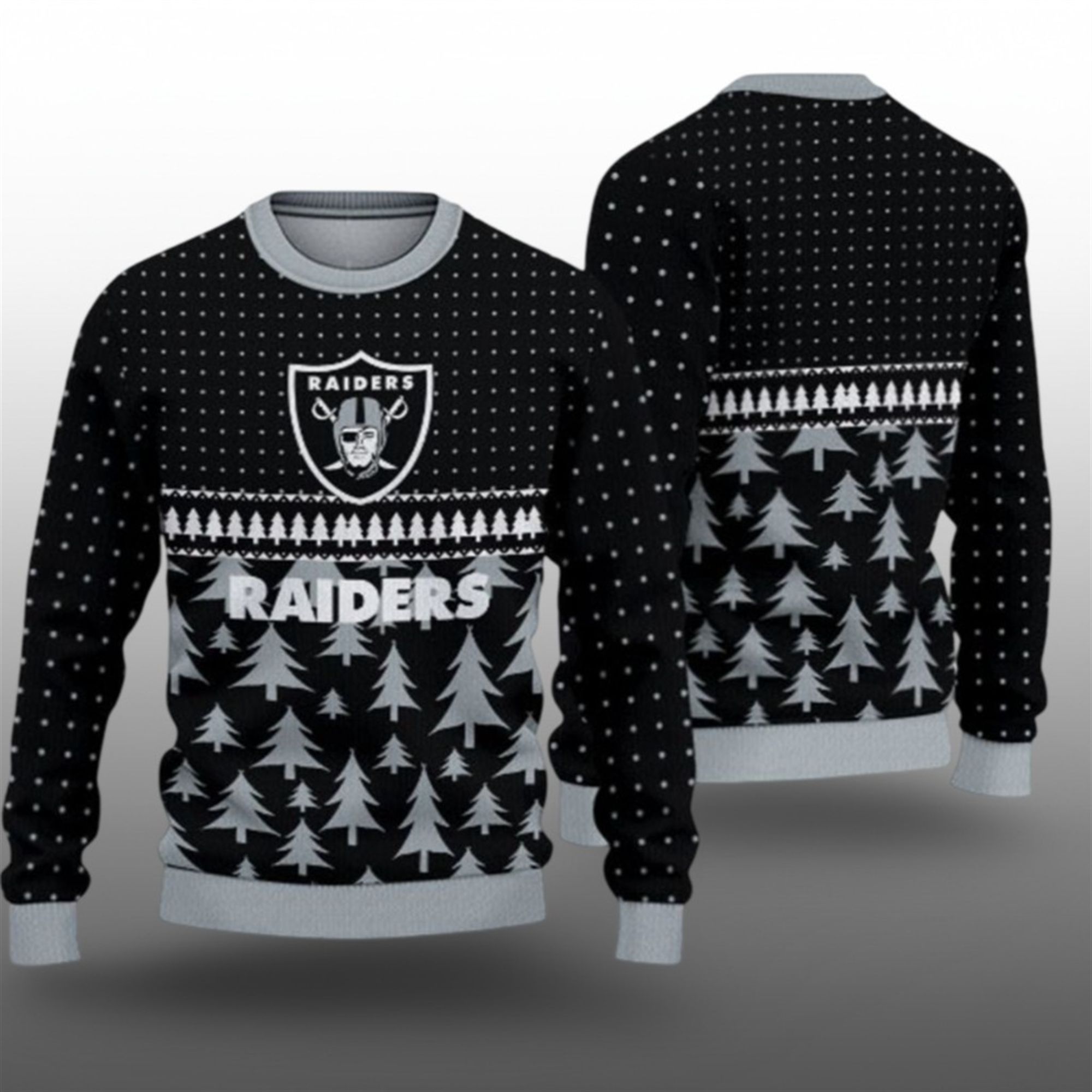 2025 Christmas Raiders Ugly Sweater - Grishko.com