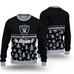 Alternative view of 2025 Christmas Raiders Ugly Sweater - Grishko.com