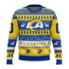 2025 Christmas Rams Personalized Ugly Sweater