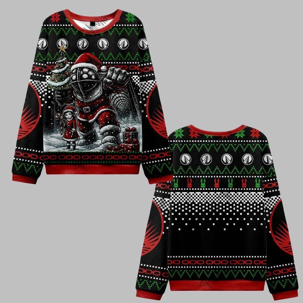 2025 Christmas Rapture Ugly Christmas Sweater - Grishko.com