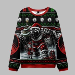 Alternative view of 2025 Christmas Rapture Ugly Christmas Sweater - Grishko.com
