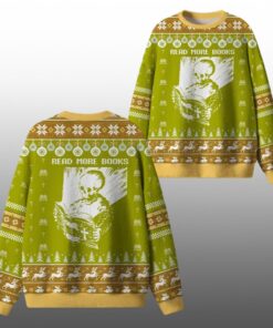 2025 Christmas Read More Books Ugly Sweater 