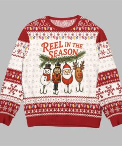 2025 Christmas Reel In The Season Ugly Sweater 