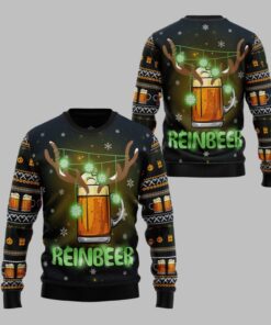 2025 Christmas Reinbeer Awesome Ugly Christmas Sweater 