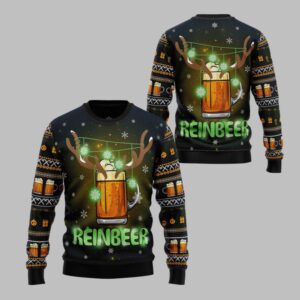 2025 Christmas Reinbeer Awesome Ugly Christmas Sweater - Grishko.com