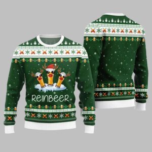 2025 Christmas Reinbeer Ugly Christmas Sweater - Grishko.com