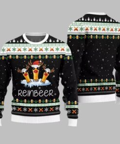Alternative view of 2025 Christmas Reinbeer Ugly Christmas Sweater 