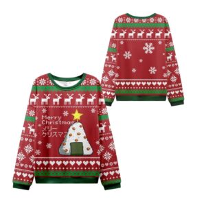 Alternative view of 2025 Christmas Rice Ball Ugly Christmas Sweater - Grishko.com
