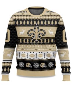 2025 Christmas Saints Personalized Ugly Sweater