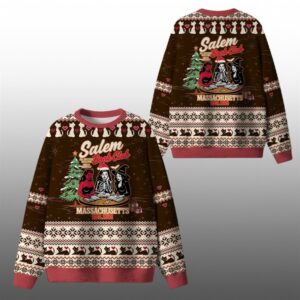 2025 Christmas Salem Book Club Library Ugly Sweater - Grishko.com