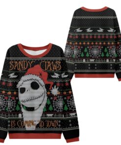 Alternative view of 2025 Christmas Sandy Claws Ugly Sweater 