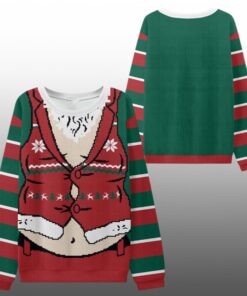 2025 Christmas Santa Belly Ugly Sweater 