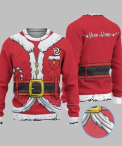 2025 Christmas Santa Claus Ugly Christmas Sweater 
