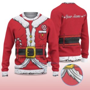 Alternative view of 2025 Christmas Santa Claus Ugly Christmas Sweater