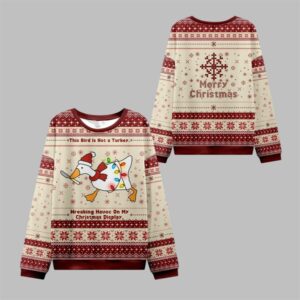 2025 Christmas Santa Goose Ugly Sweater - Grishko.com