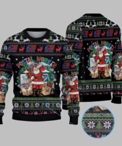 2025 Christmas Santa United States Postal Service Christmas Ugly Sweater 