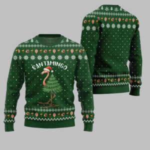 2025 Christmas Santamingo Ugly Christmas Sweater - Grishko.com