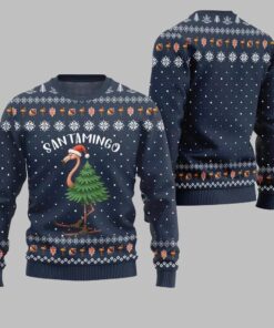 Alternative view of 2025 Christmas Santamingo Ugly Christmas Sweater 