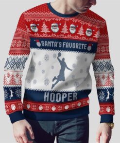 Alternative view of 2025 Christmas Santa's Favorite Hooper Ugly Sweater 