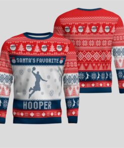 2025 Christmas Santa's Favorite Hooper Ugly Sweater 