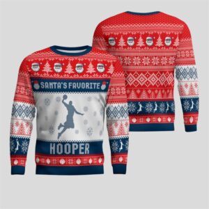 2025 Christmas Santa's Favorite Hooper Ugly Sweater - Grishko.com
