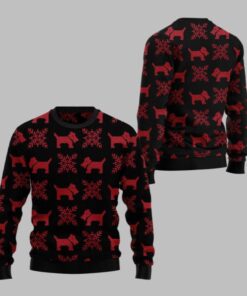 2025 Christmas Scottish Terrier Christmas Ugly Christmas Sweater 