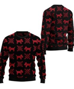 Alternative view of 2025 Christmas Scottish Terrier Christmas Ugly Christmas Sweater 