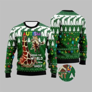 2025 Christmas Seeing The World From A Different Angle Ugly Sweater - Grishko.com