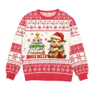 Alternative view of 2025 Christmas Sheep Ugly Sweater - Grishko.com