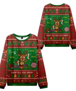 Alternative view of 2025 Christmas Shop Till You Drop Ugly Sweater 