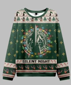 Alternative view of 2025 Christmas Silent Night Ugly Christmas Sweater 