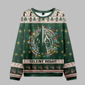 Alternative view of 2025 Christmas Silent Night Ugly Christmas Sweater - Grishko.com