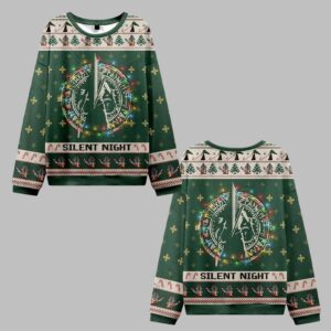 2025 Christmas Silent Night Ugly Christmas Sweater - Grishko.com
