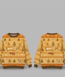 2025 Christmas Silly Sleepy Cat Meme Ugly Sweater 
