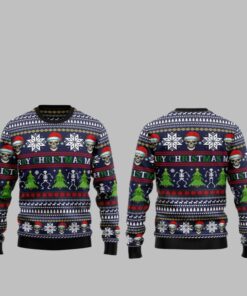 2025 Christmas Skull Christmas Ugly Christmas Sweater 