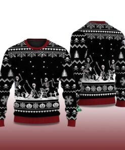 Alternative view of 2025 Christmas Skull Ugly Sweater