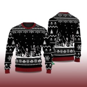 Alternative view of 2025 Christmas Skull Ugly Sweater