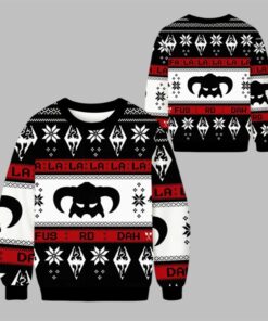 2025 Christmas Skyrim Fusrodah Ugly Sweater 