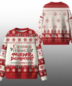 2025 Christmas Sleighin Or Slayint Ugly Sweater 