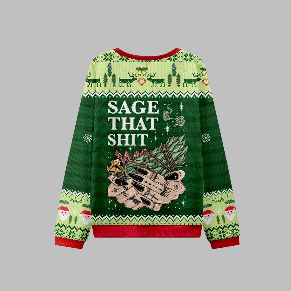 2025 Christmas Smudge That Shits Ugly Christmas Sweater - Image 3