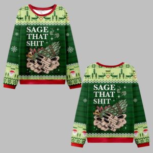 2025 Christmas Smudge That Shits Ugly Christmas Sweater - Grishko.com